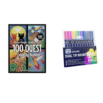 Livre d'activités à colorier 100 Quest