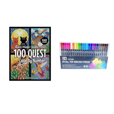 Livre d'activités à colorier 100 Quest