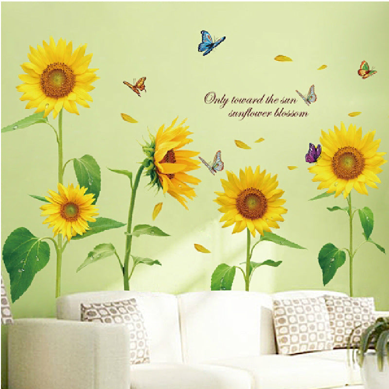 Fleur Sticker Mural Papier Peint