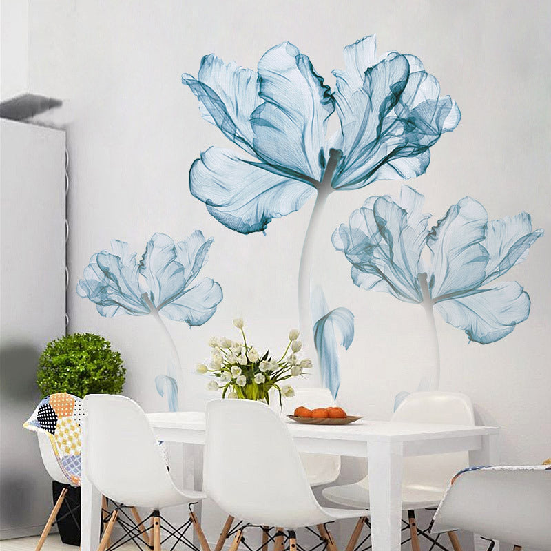 Fleur Sticker Mural Papier Peint