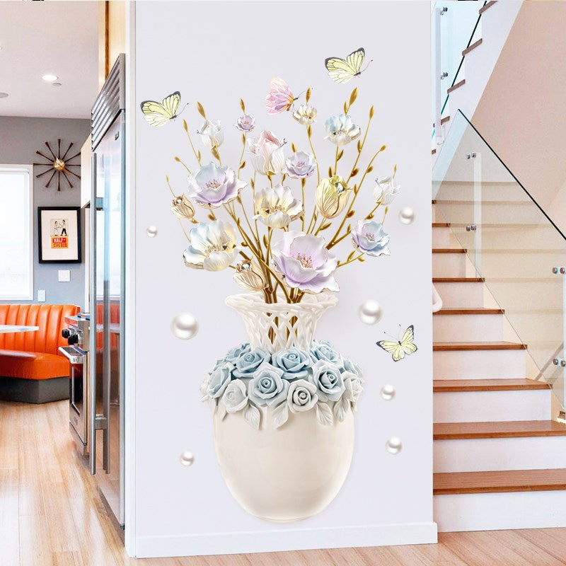 Fleur Sticker Mural Papier Peint