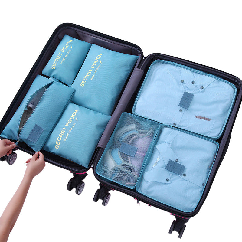 Sac d'organisation de voyage pliable 7 en 1