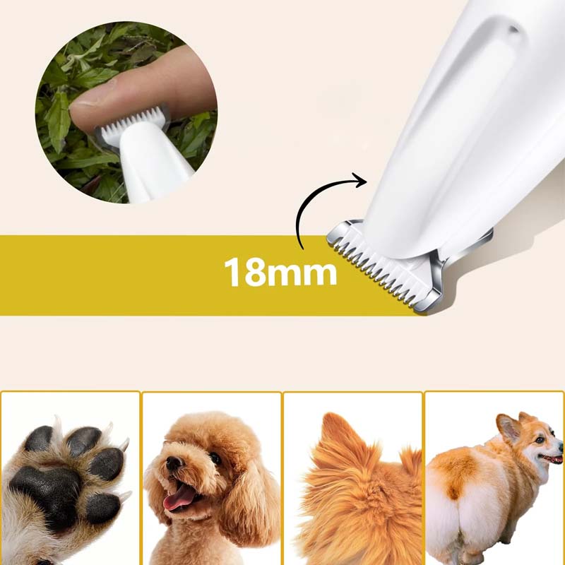 Tondeuse pour poils d'animaux avec lumière LED