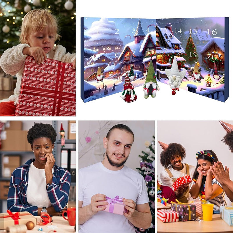 🎅2024 Calendrier de l'Avent Gnome de Noël