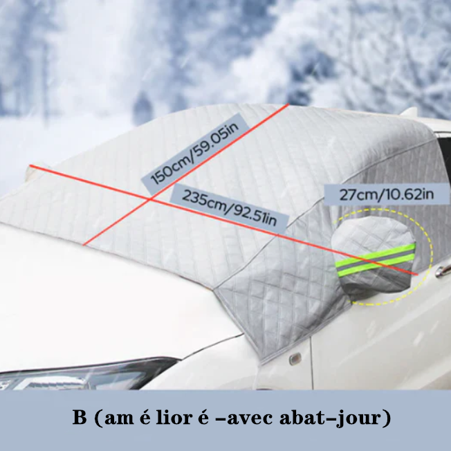 Couverture Magnétique Anti-neige de Voiture