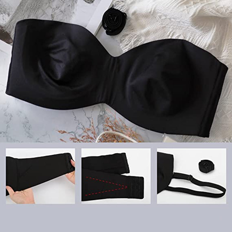 Pré-vente>> Soutien-gorge bandeau convertible antidérapant à soutien complet