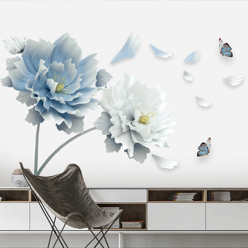 Fleur Sticker Mural Papier Peint