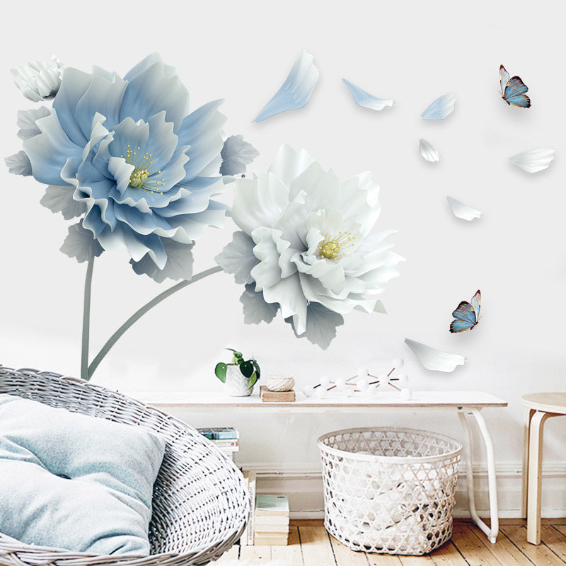 Fleur Sticker Mural Papier Peint