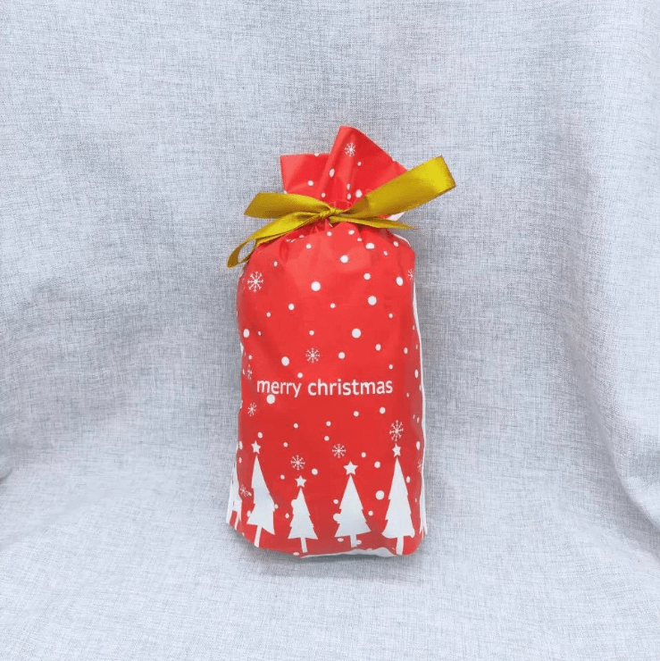 Sacs de cadeau de Noël avec cordon (50 pcs)