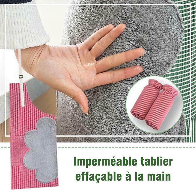 Tablier de Cuisine Ajustable Imperméable et Résistant à L'huile