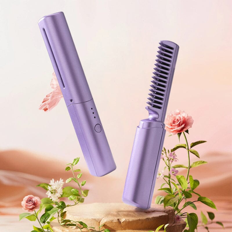 Mini lisseur de cheveux rechargeable