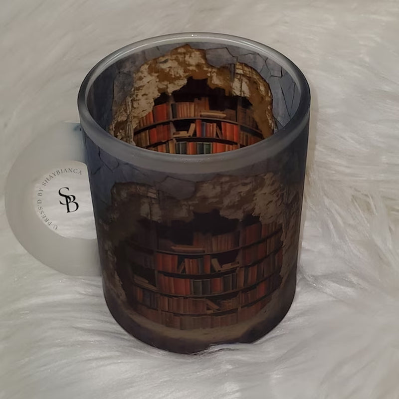 Trou d'étagères 3D dans une tasse murale