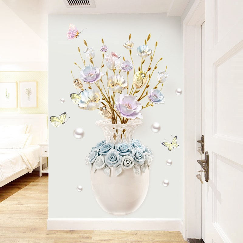 Fleur Sticker Mural Papier Peint