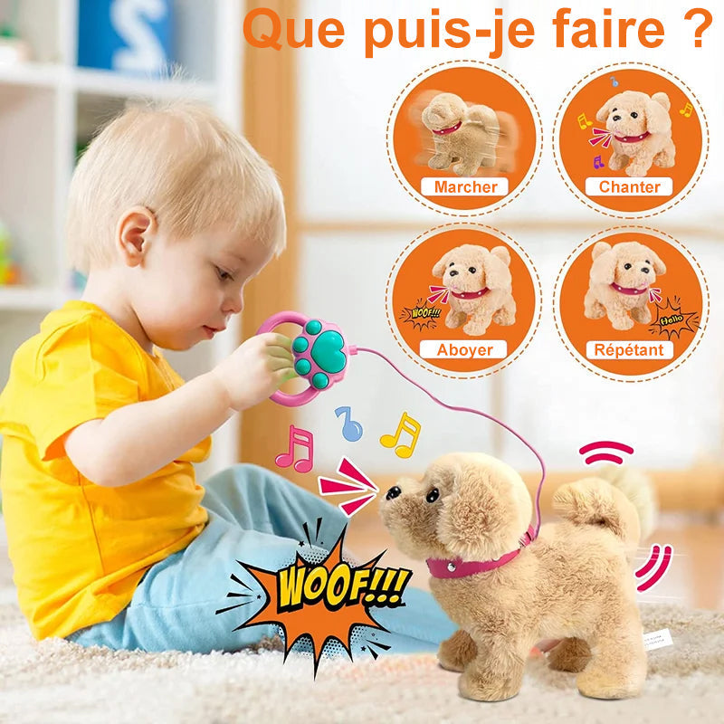 🐕Jouet électronique interactif en peluche pour chiots