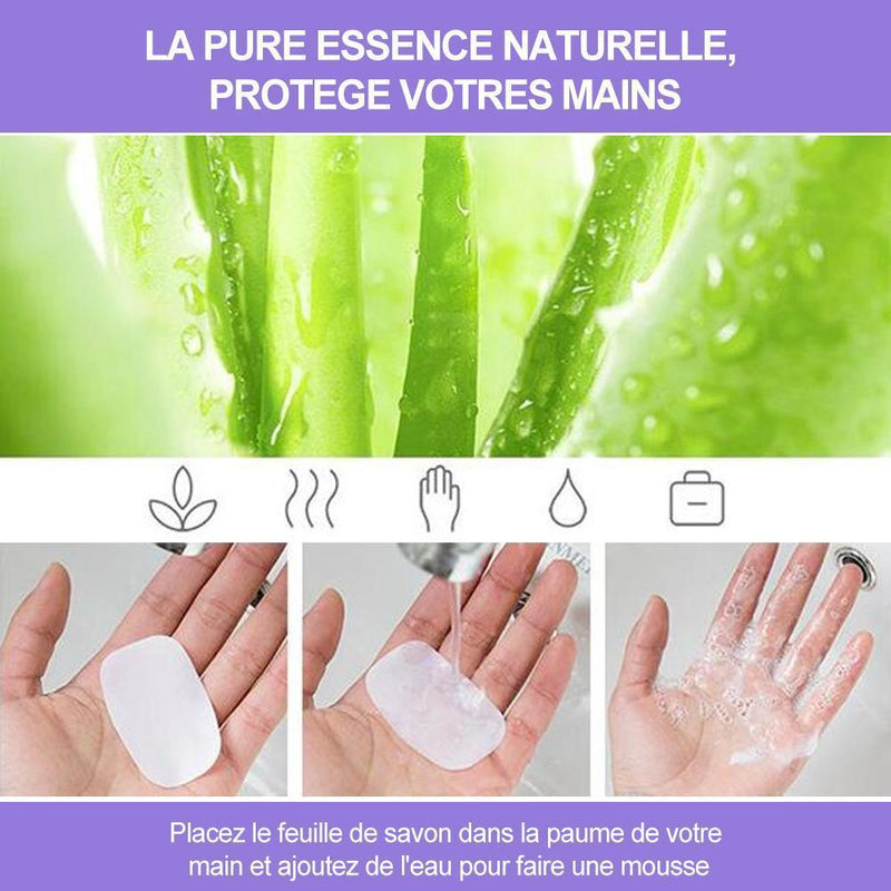 Ornerlavie™ Feuilles de Savon Portable