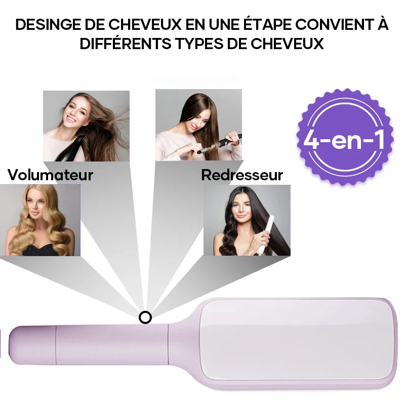 Peigne de massage auto-nettoyant anti-statique