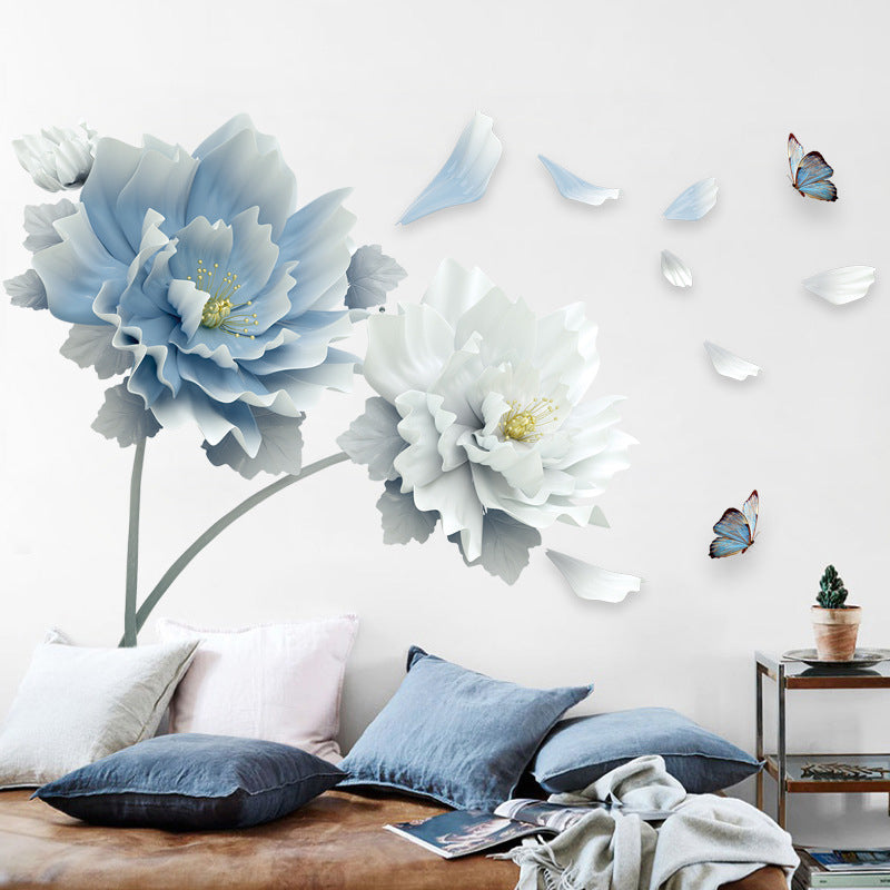 Fleur Sticker Mural Papier Peint