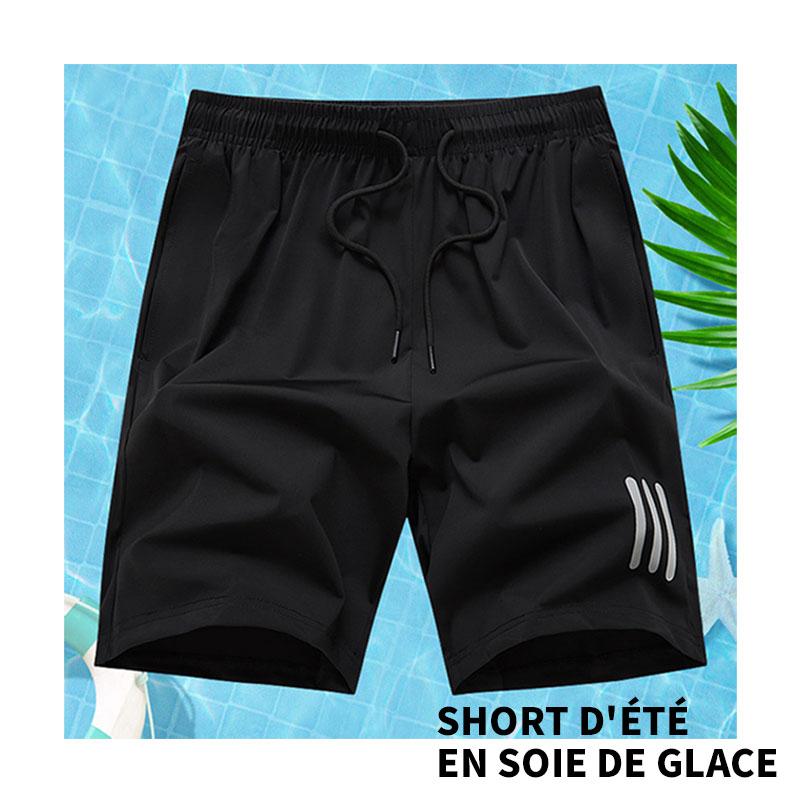 Short d'été en Soie de Glace pour Hommes