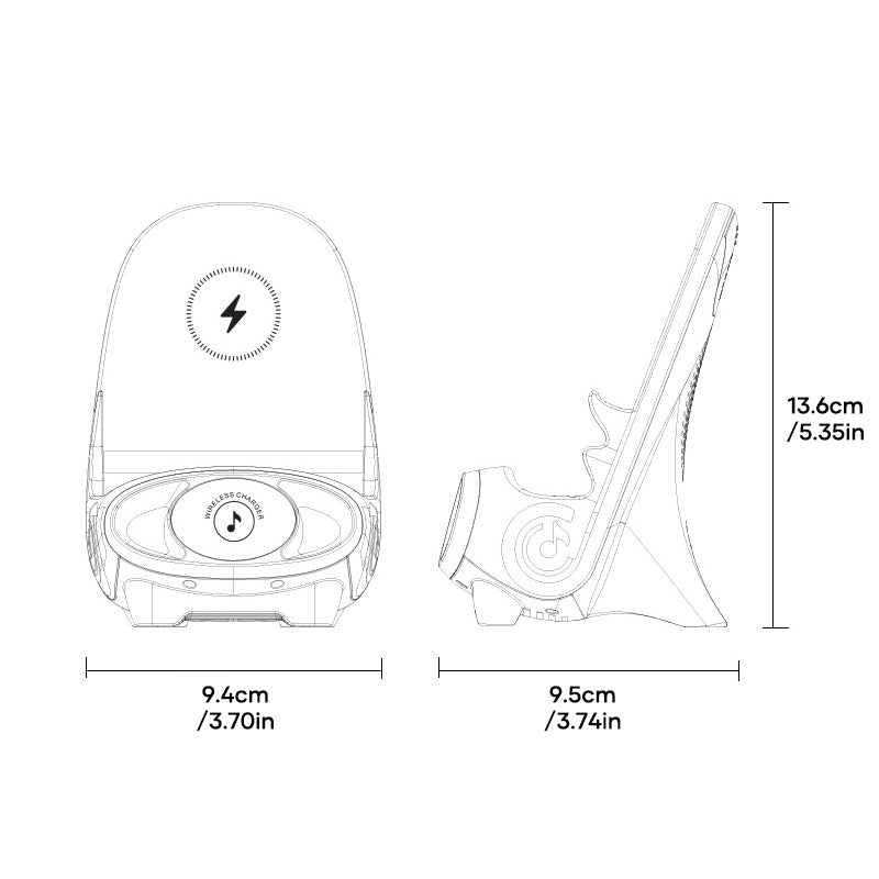 Chargeur de Téléphone sans Fil de Mini Chaises