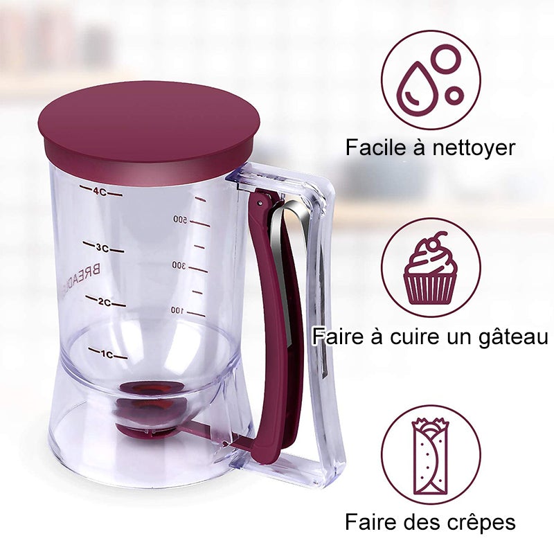 Distributeur de Pâte Intelligent à Crêpes et à Cupcakes