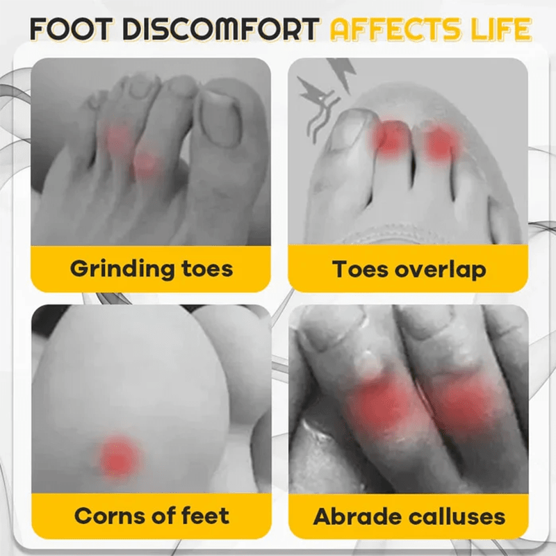 Protège-orteils anti-friction en silicone