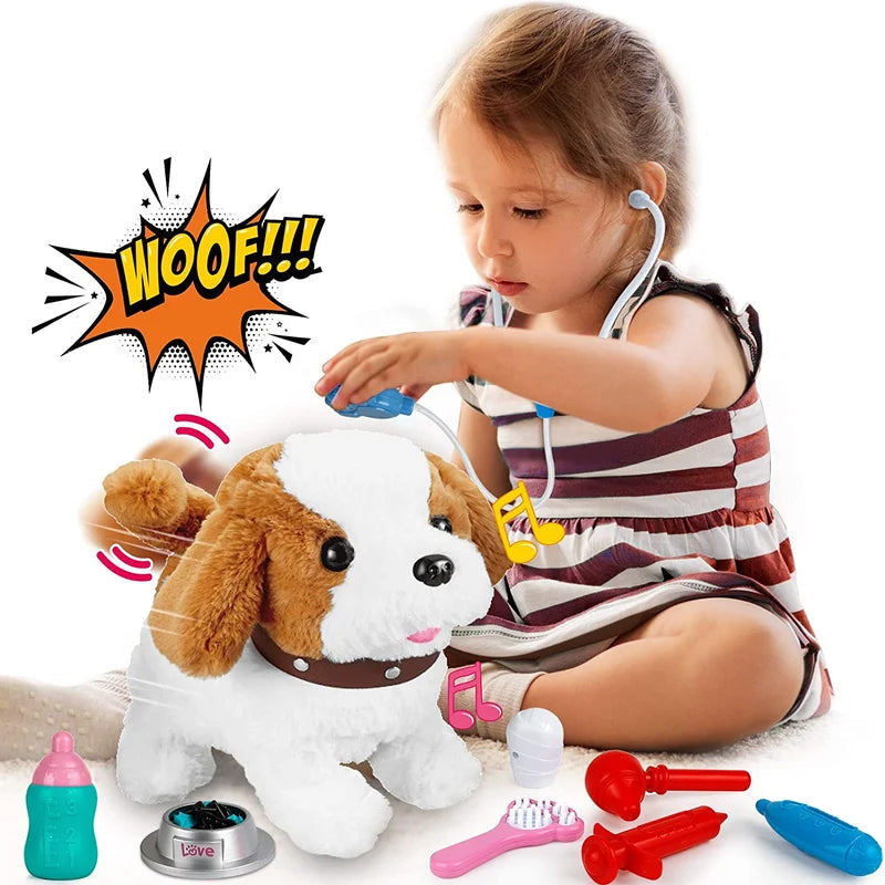 🐕Jouet électronique interactif en peluche pour chiots