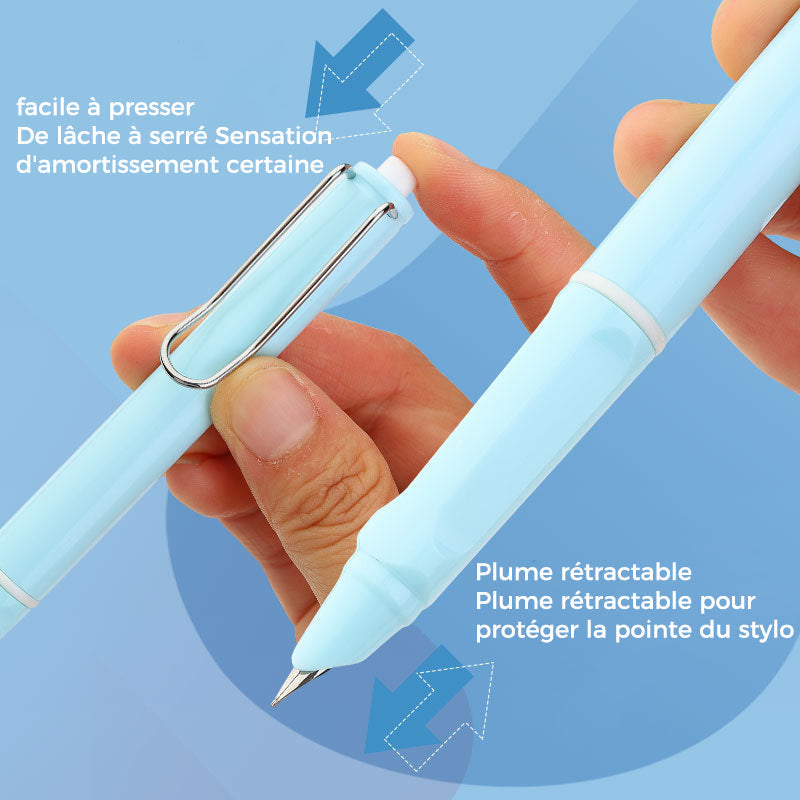 Nouveau stylo plume rétractable