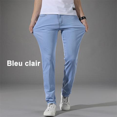 Ultrathin Micro Elastic Jeans Pour Hommes