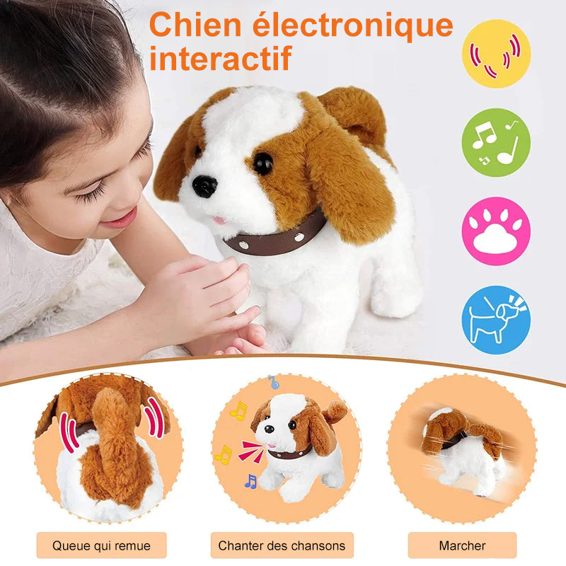 🐕Jouet électronique interactif en peluche pour chiots