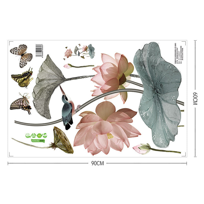 Fleur Sticker Mural Papier Peint