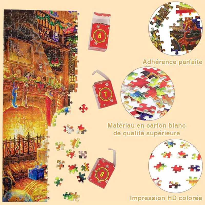 Calendrier de l'Avent 2023 Puzzles de Noël