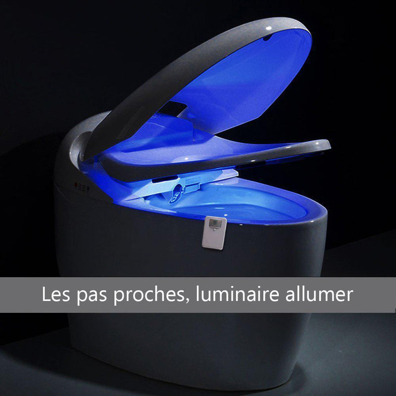 Lampe Toilette Veilleuse LED Éclairage pour WC 16 Couleurs - ciaovie