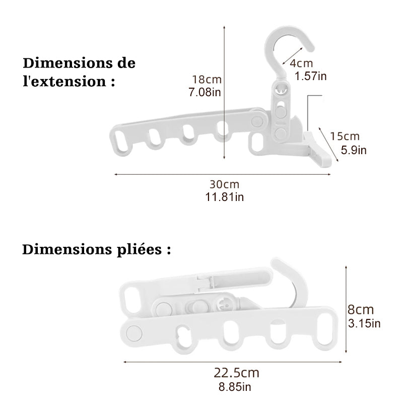 Cintres Pliants de Voyage