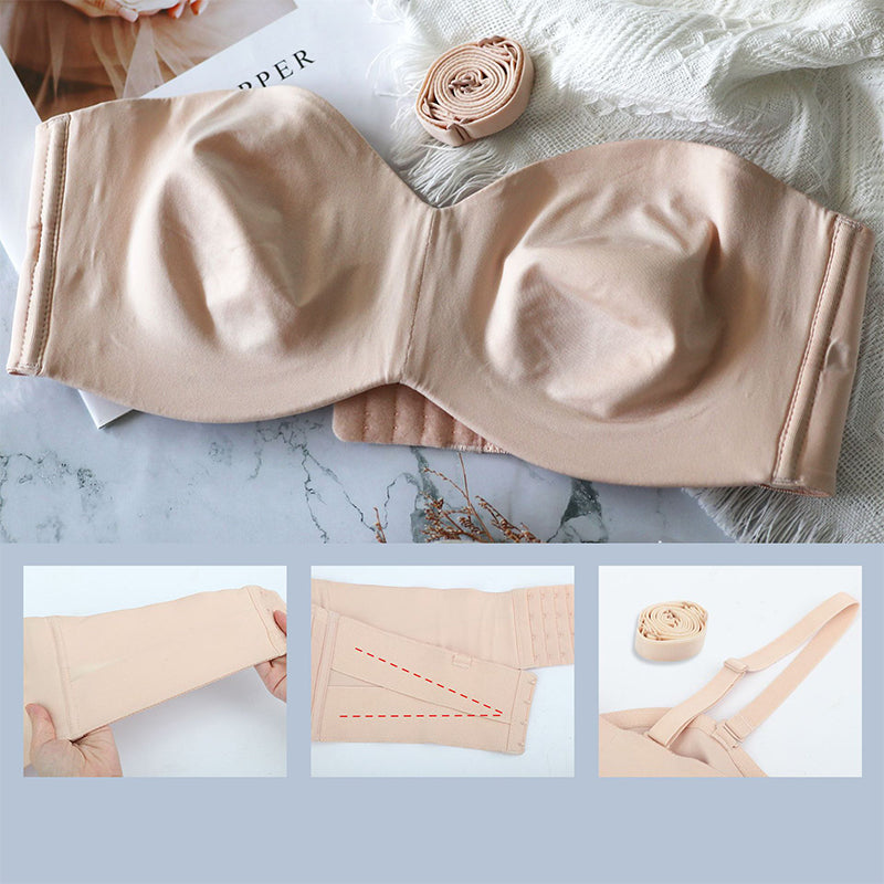 💕journée de la femme 49% DE RÉDUCTION -🔥Soutien-gorge bandeau convertible antidérapant à maintien intégral