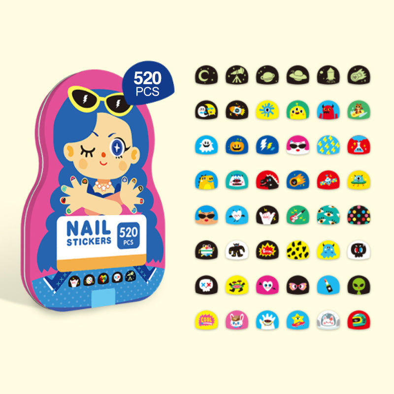 Autocollants pour ongles pour enfants(520pcs)