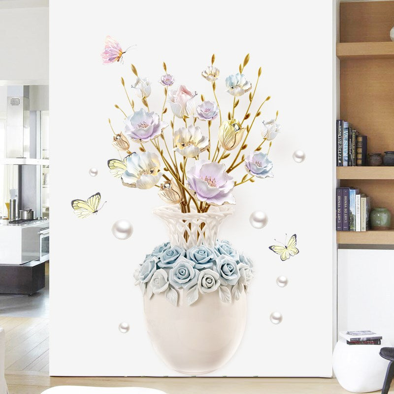 Fleur Sticker Mural Papier Peint