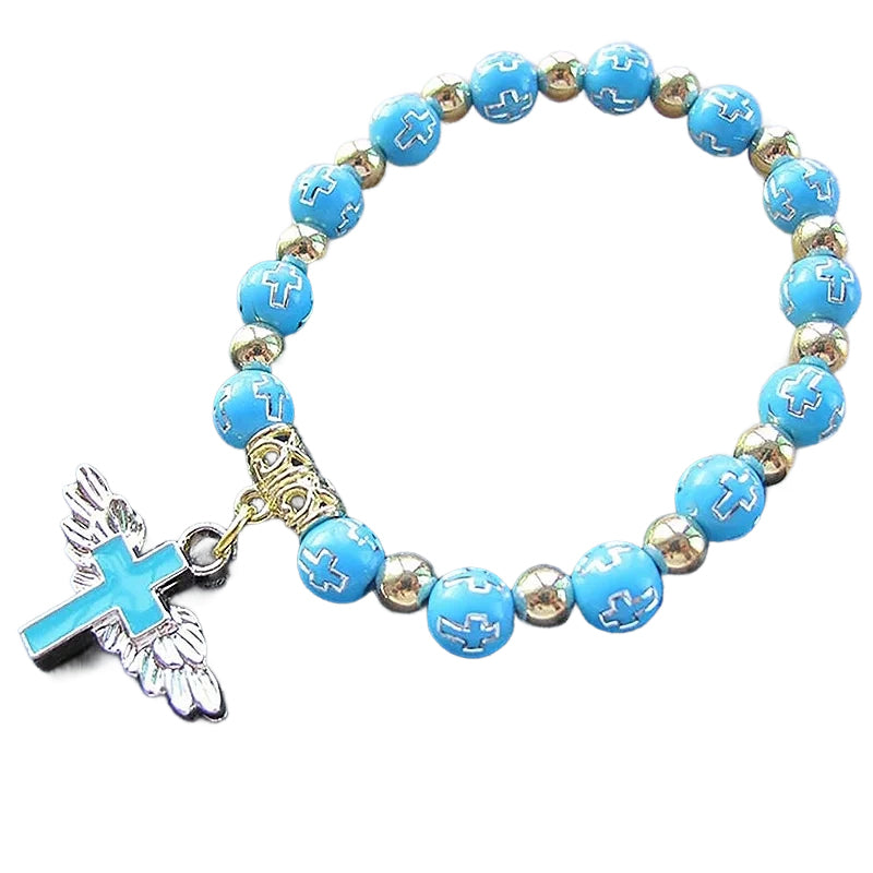 Bracelet Croix Aile d'Ange